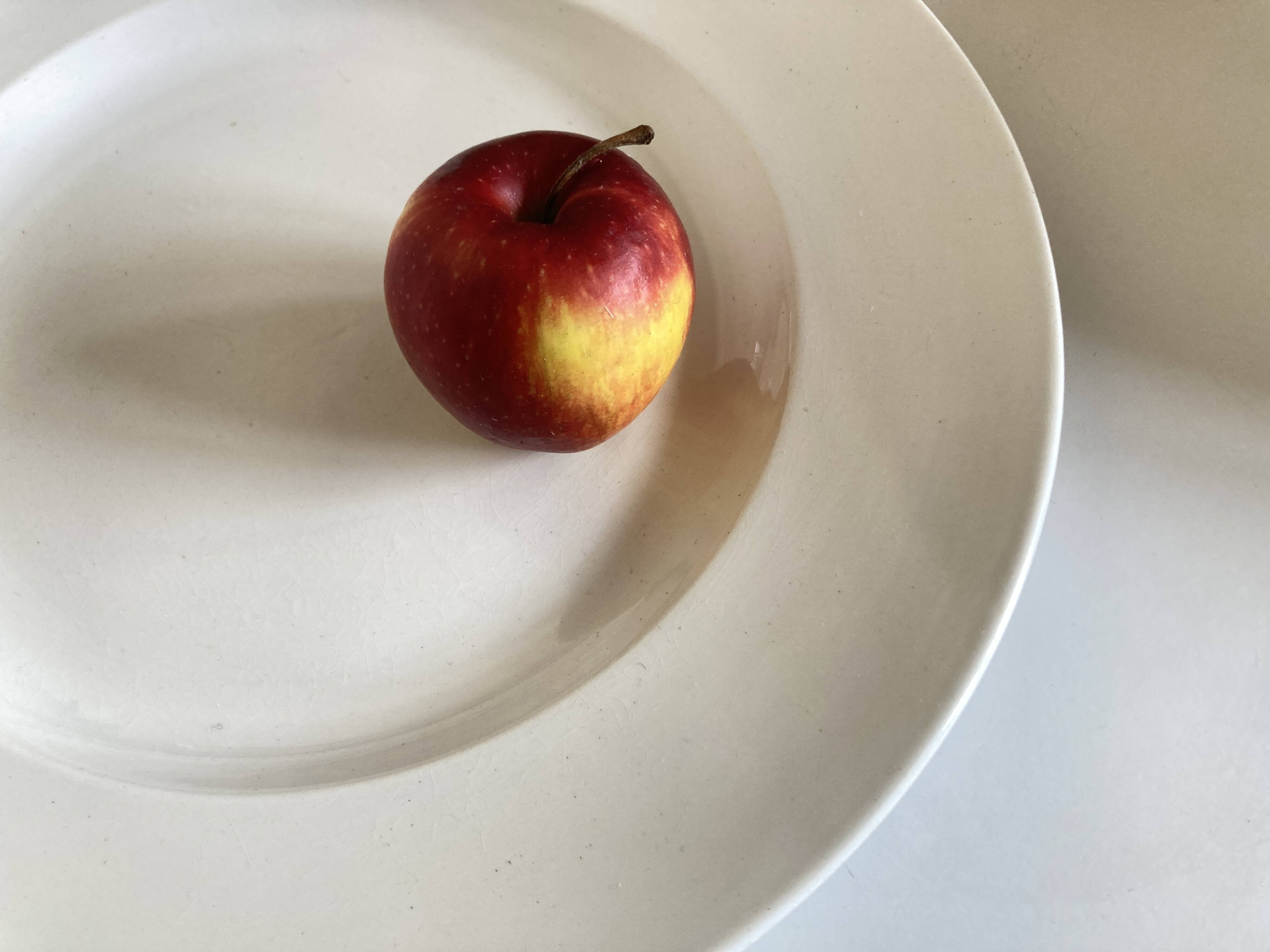 XXXL plate centrepiece Lunéville 1900 in white earthenware
