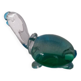 Paperweight Murano glass turtle signed Nason