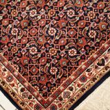 Tapis Indo-Tabriz Vintage Indien, Années 1980, Élégance Artisanale