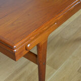 Scandinavian teak table Ejvind A. Johansson vintage 1960