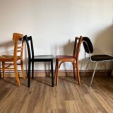 Set of 4 mismatched chairs