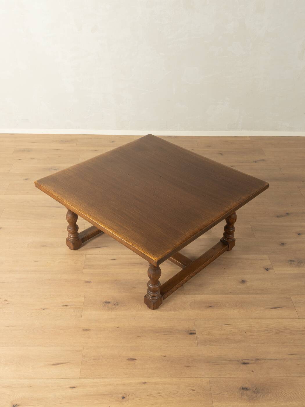 Brutalist coffee table from around 1970 with square top