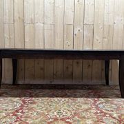 Table de ferme de style Louis XV en chêne massif 228 cm