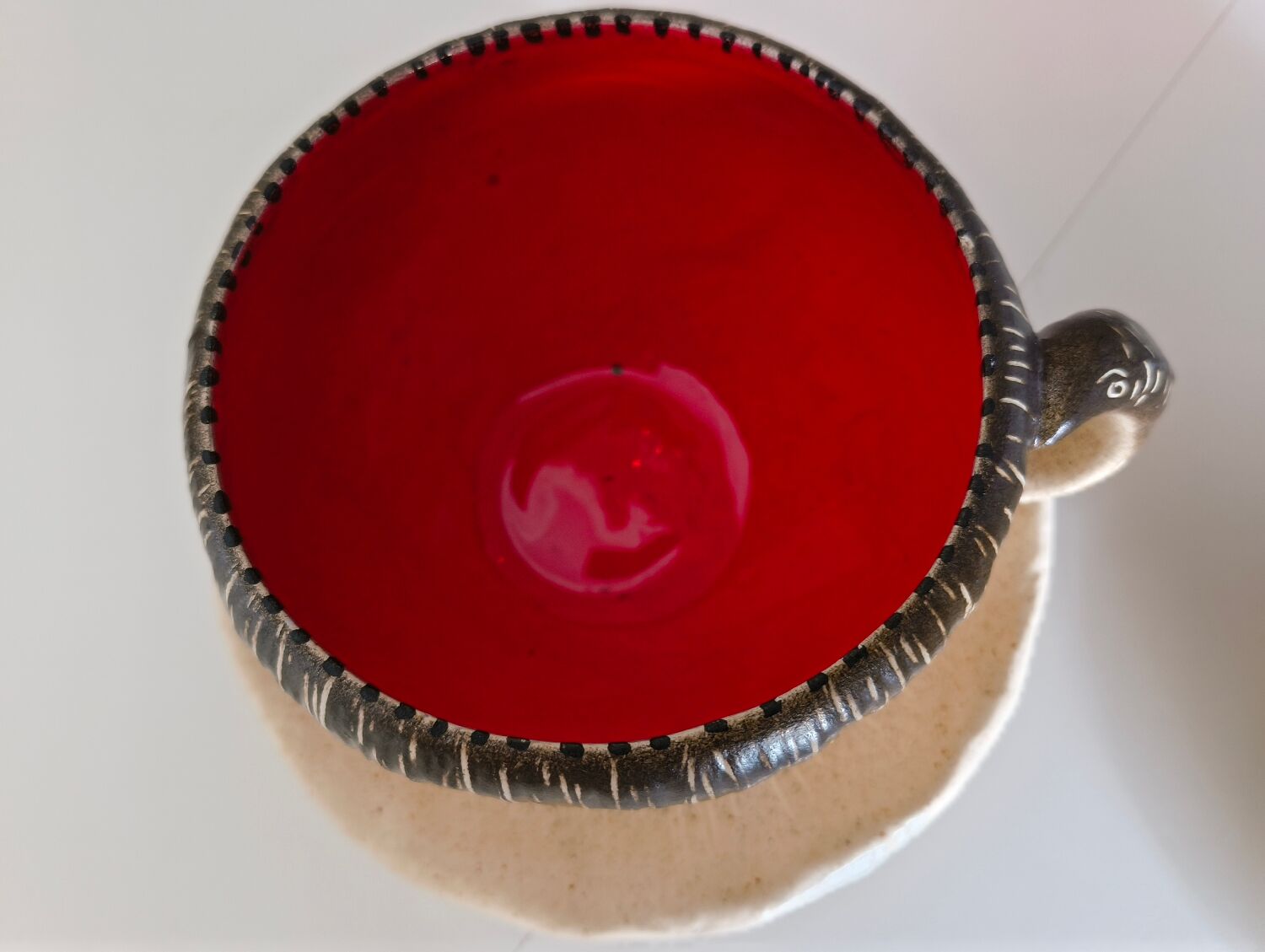 Breakfast service Bruno Dose + egg cup – Poterie du Breuil, Sar