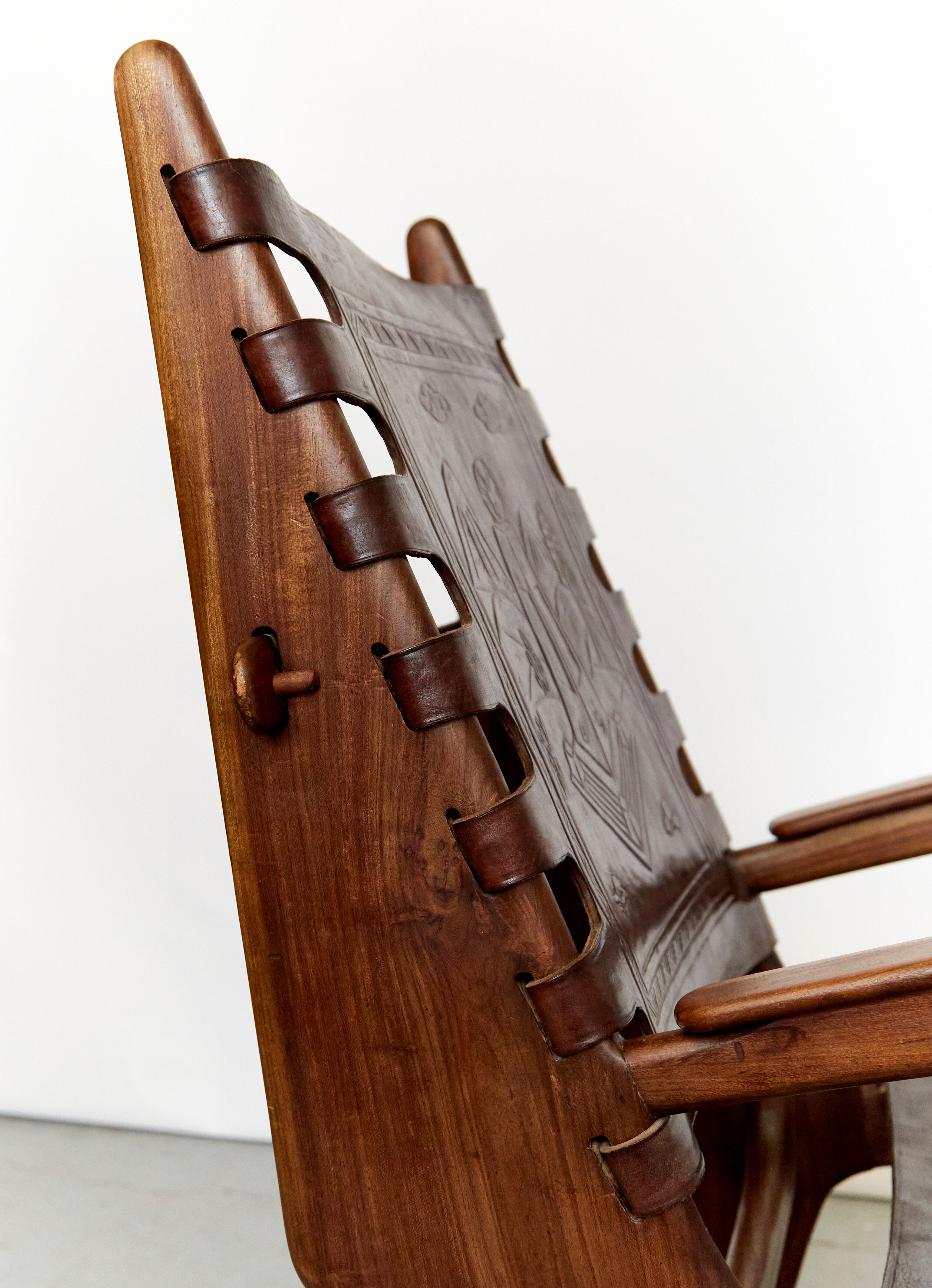 Angel I. Pazmino rocking chair for Muebles de Estilo