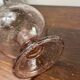Biot bubbled glass candle holder