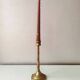 Vintage brass candle holder, 1970