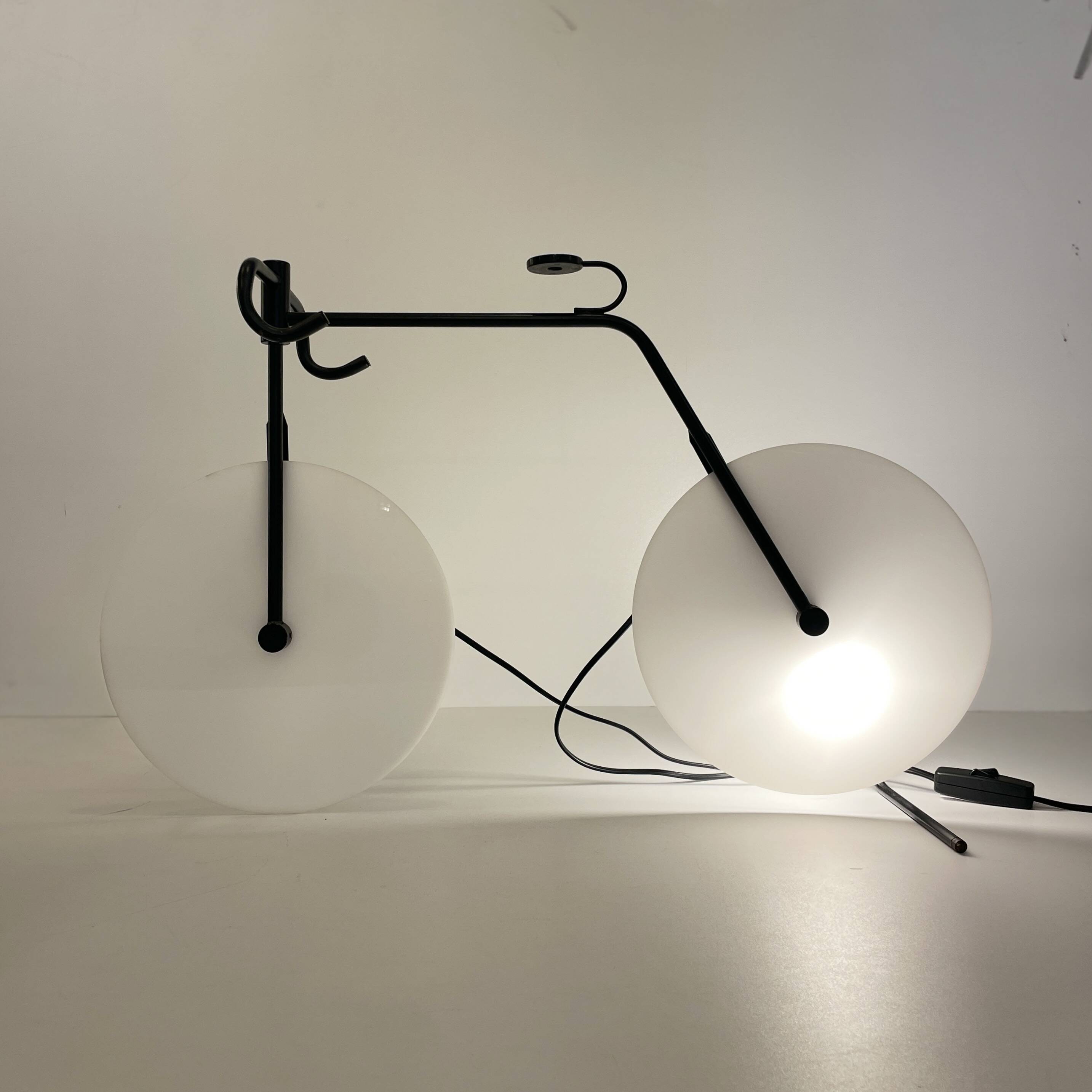 Bicycle Wall or Table Lamp by BAG Turgi from 1980'