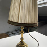 Brass bedside lamp