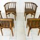 Series of 4 chairs Thonet 1960