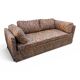 Vintage upholstered 2-seater sofa – embroidered cashmere fabric