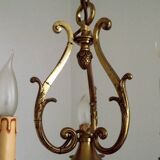 Lustre 5 lumière 3 côtés cage 4499