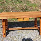 farm table with extensions, solid wood