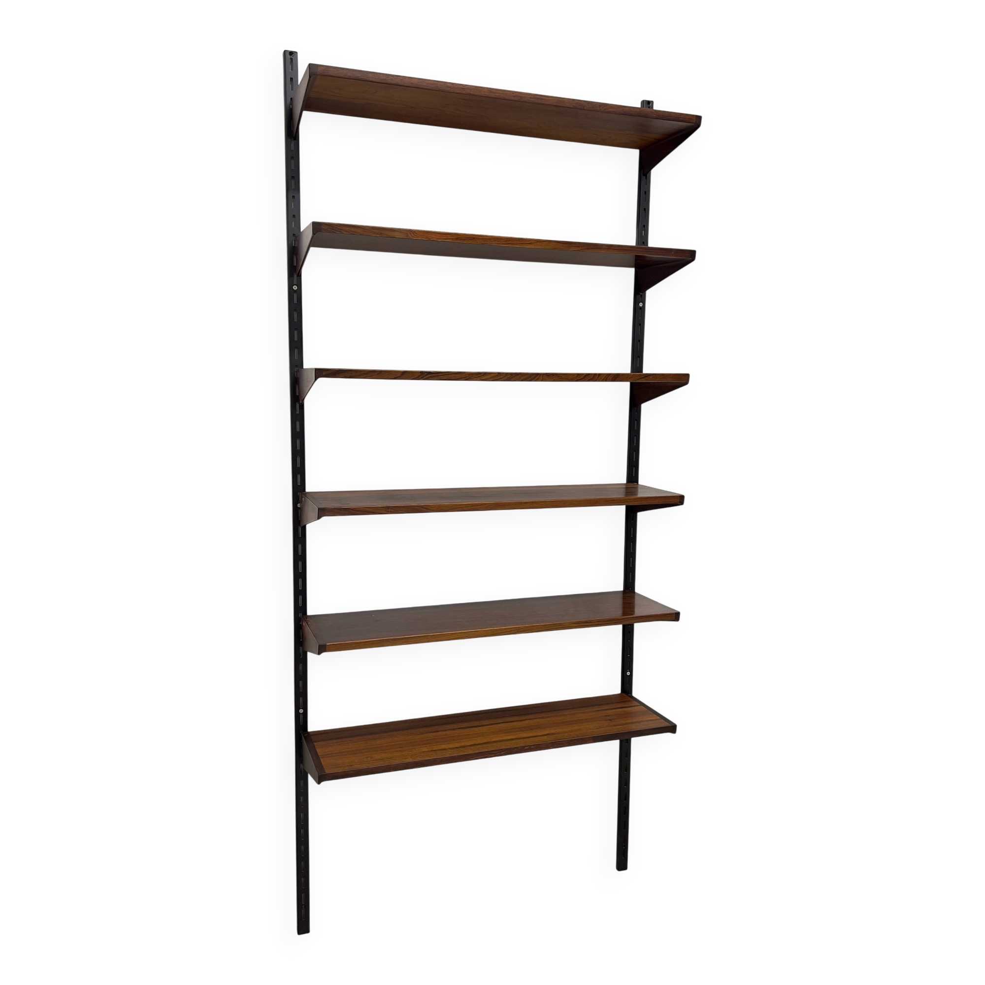 Kai Kristiansen Rosewood Shelves For Feldballes, Set Of 6