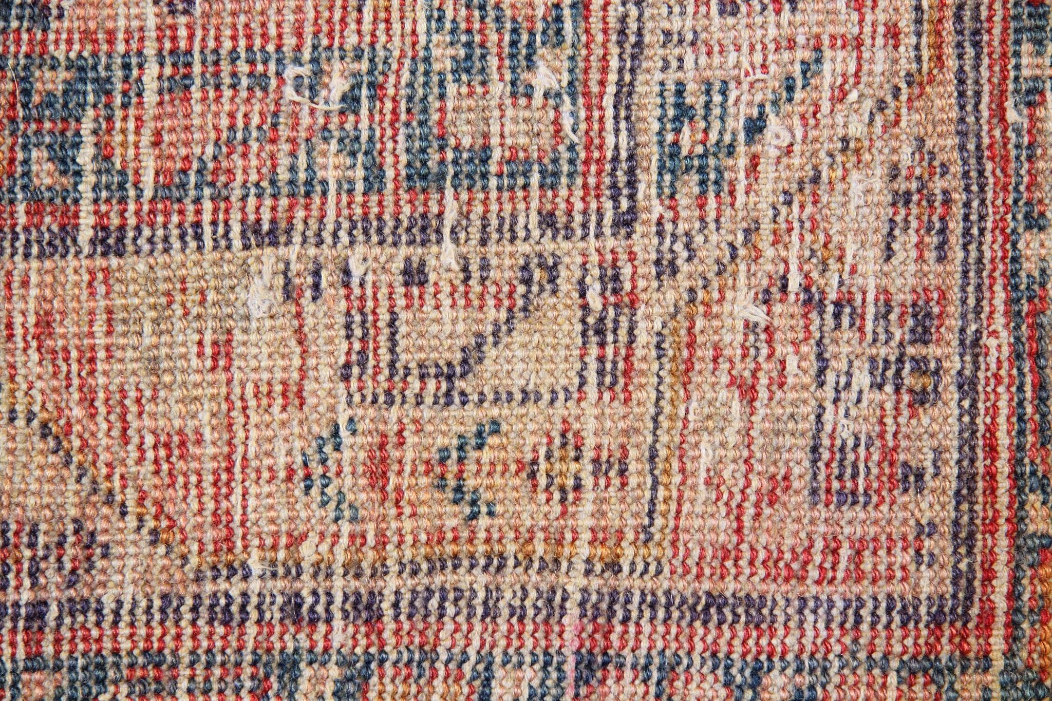 Long handmade wool persian runner traditional oriental rug- 105x320cm