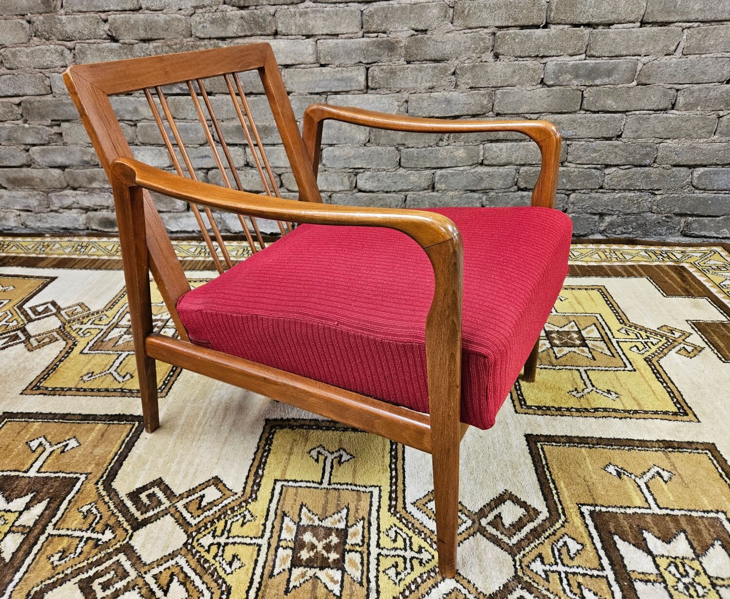 Pair of vintage scandinavian armchairs 70s