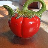 Tomato pitcher in slip - Italy