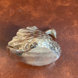 Empty pocket - bronze swan