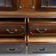Hepplewhite mahogany showcases from the 1930s