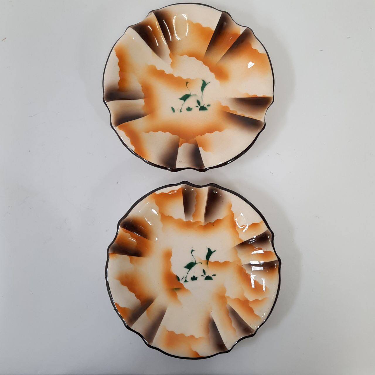 Futurist dessert set, silkscreened, 1930s