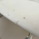 Florence Knoll round table, marble top and tulip base, circa 1960, Eero Saarinen