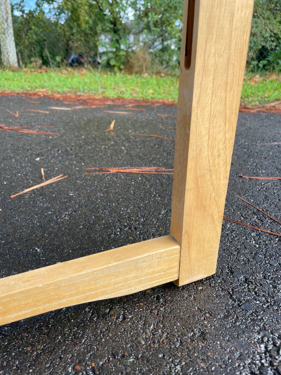 Wooden folding chair 1980