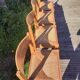 Chaise paille et orme maison regain