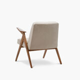 Type 300-177 bunny armchair with footrest from the 60s.