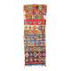 Tapis africain berbere boucheruite vintage, 230x80 cm