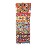 African rug berbere butcheruite vintage, 230x80 cm