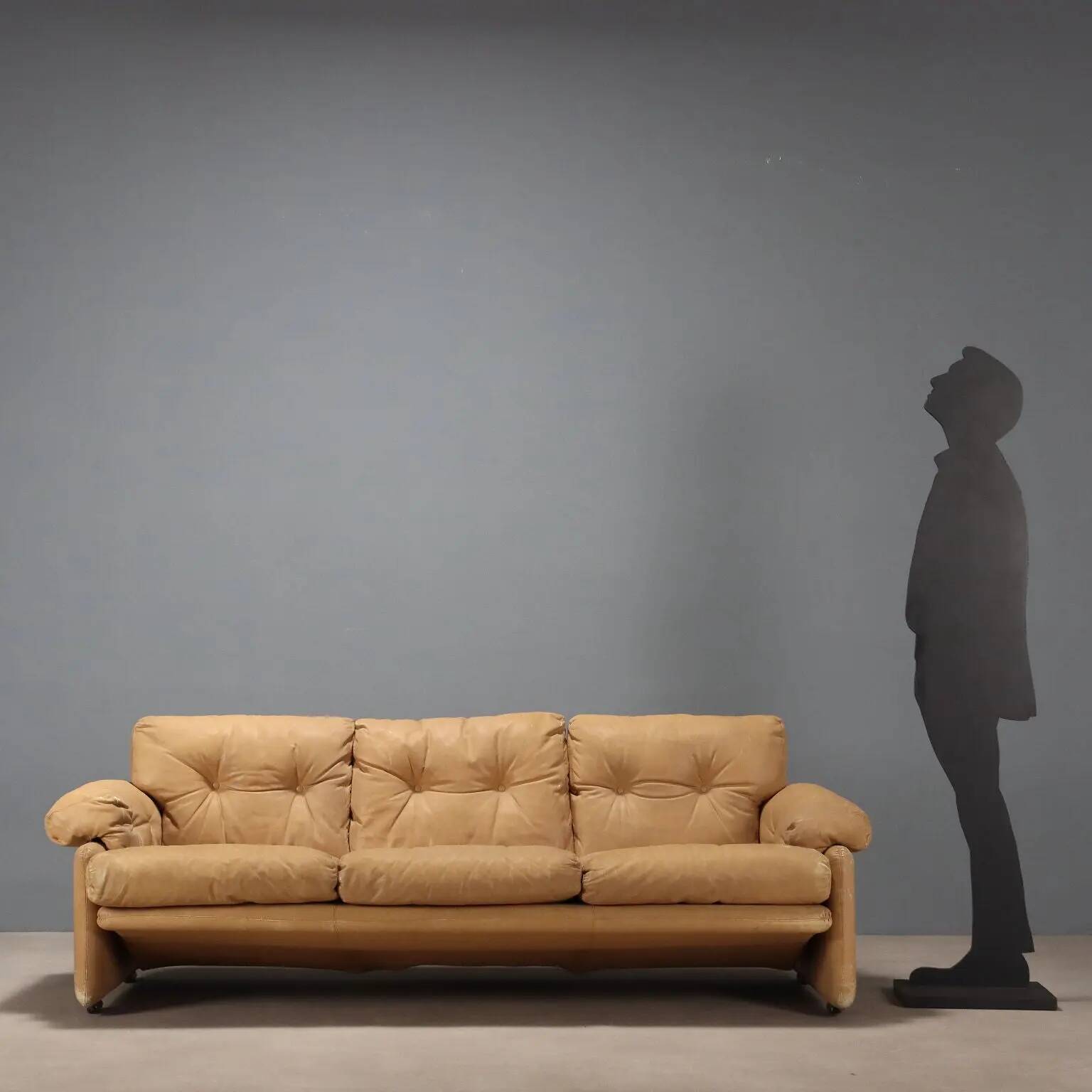 C&B Coronado sofa, vintage design by Tobia Scarpa, Italy, 1970s-1980s.
