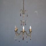 Pampille bronze chandelier and charm
