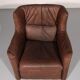 Patinated leather armchair by Gerard van den Berg for Montis, Netherlands, 1970s
