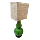 Vintage enamelled ceramic lamp from 1970