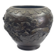 Large 19th century asian bronze vase - 22 cm - diameter 25 cm
