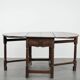 Table de salle à manger/à côté/à rabat en chêne anglais antique du XVIIIe siècle