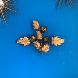 Italian sconce in gold metal