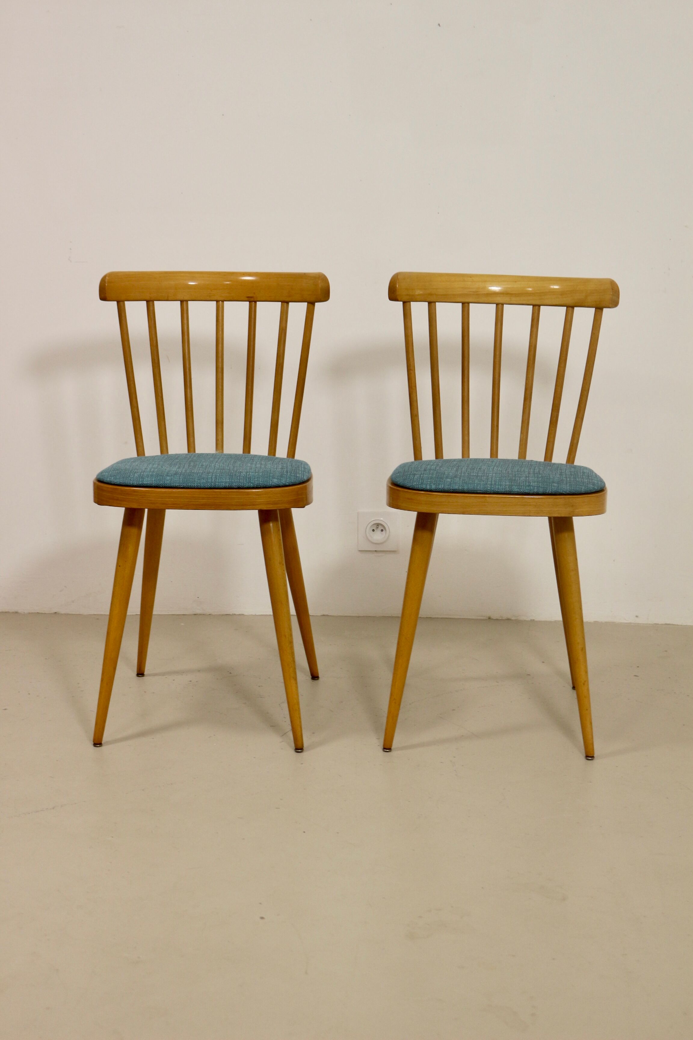 Set of 2 scandinavian chairs 1960