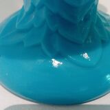 Blue opaline vase