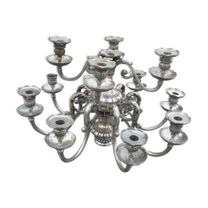 Candélabre Bronze Argenté