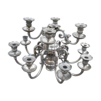 Candelabra Silver Bronze