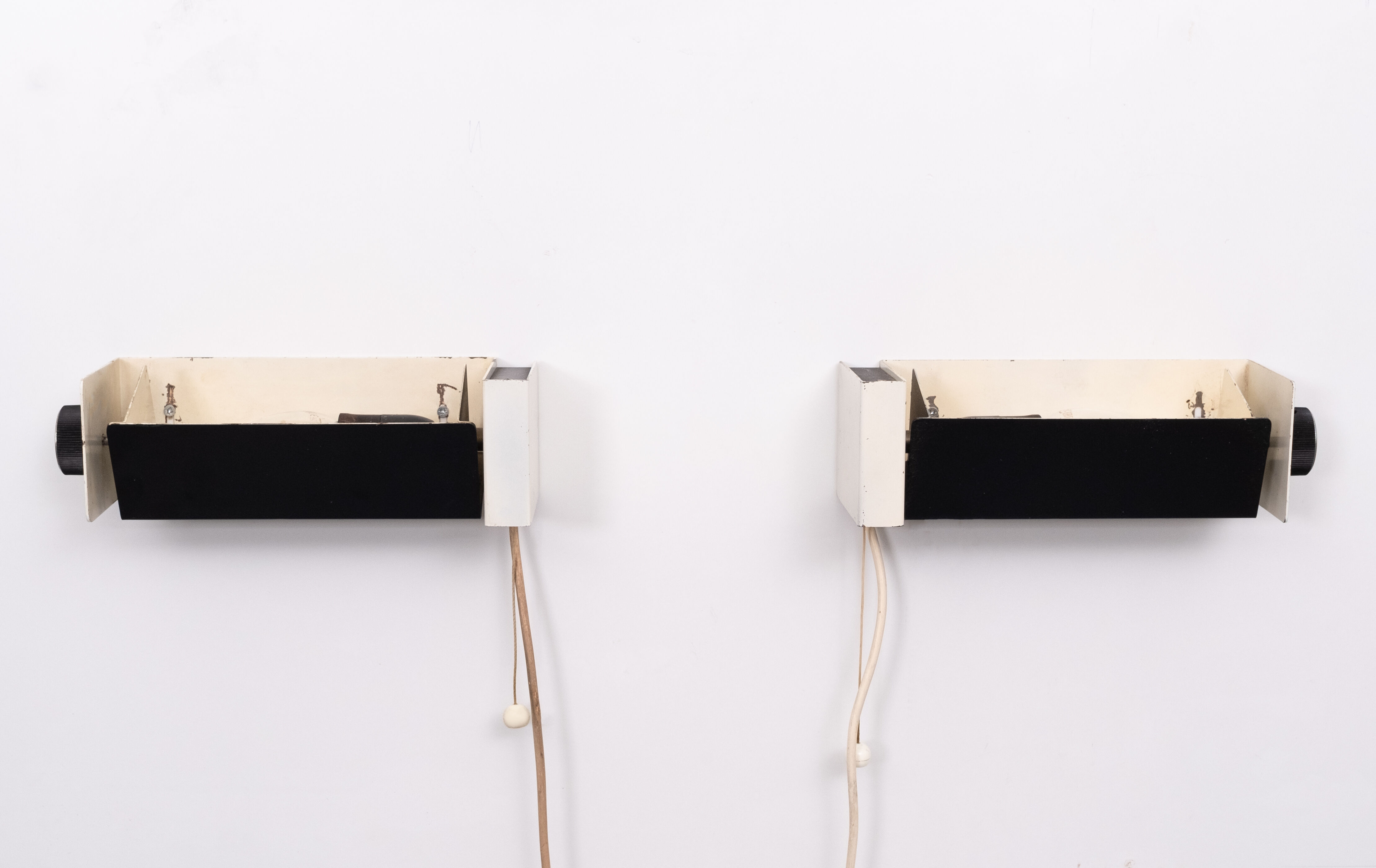 Hiemstra Evolux Bed Lamps, 1950s