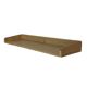 Vintage wooden wall shelve rack bookshelf in pinewood
