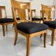 Set of 8 19th century Biedermeier art deco chairs in walnut with new upholstery