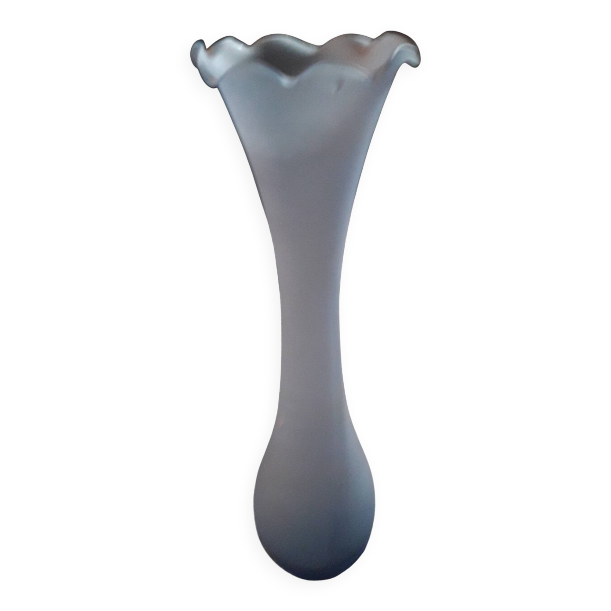 Vintage glass soliflore vase