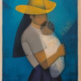 Engraving by Toffoli countersigned artist's proof 20th century