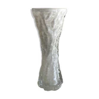 Vase en verre vintage par ingrid glashütte vintage