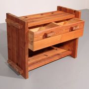 Cabinet en pin brutaliste scandinave par Hans Frydendal