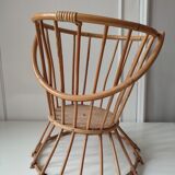 Rattan plant holder