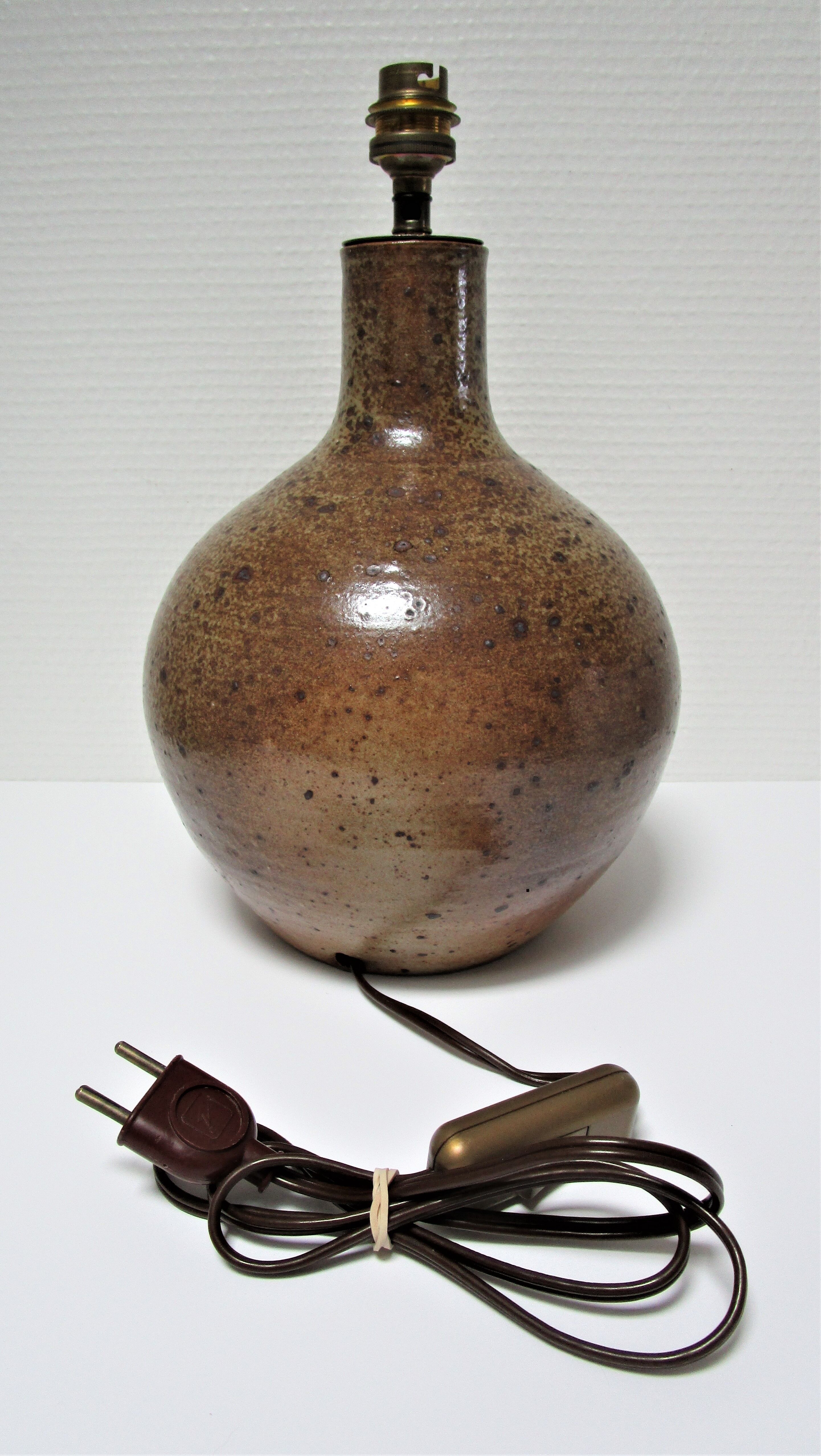 Vintage pyrity sandstone lamp foot